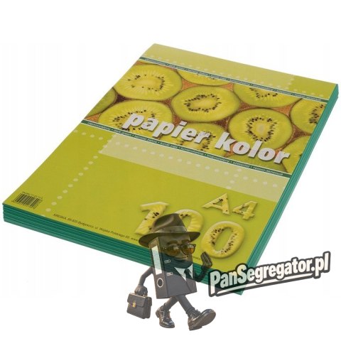 Papier ksero A4 KRESKA 100ark ciemno zielony