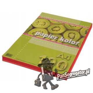 Papier ksero A4 KRESKA czerwony 100ark