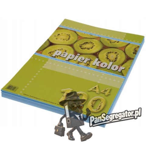 Papier ksero A4 KRESKA jasnoniebieski 100ark