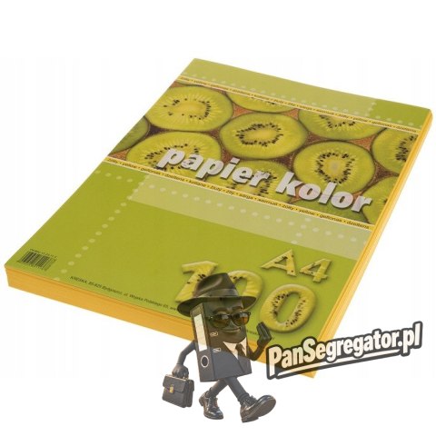 Papier ksero A4 żółty 100ark. KRESKA