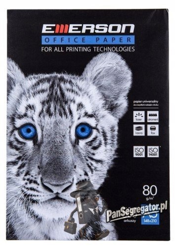 Papier ksero A5 80g EMERSON TIGER (10ryz) klasa białości C