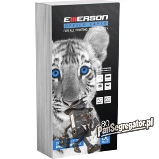 Papier receptowy DL 80g EMERSON TIGER (210x99mm) biały 500ark
