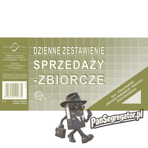 R-4h Dzienne zestawie sprzedaży-zbiorcze 1/3 A4 Michalczyk i Prokop