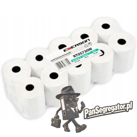 Rolki termiczne 38x25m 10szt EMERSON rt03825wkbpaf BPA FREE bez bisfenolu