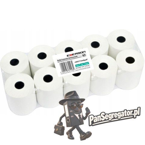 Rolki termiczne 57x15m 10szt EMERSON rt05715wkbpaf BPA free