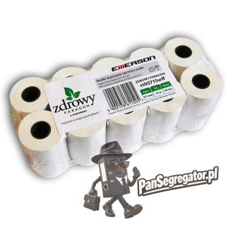Rolki termiczne 57x15m 10szt EMERSON rt05715wkff zdrowy paragon