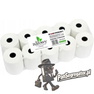 Rolki termiczne 57x20mm (10 sztuk) do drukarek fiskalnych zdrowy paragon rt05720wkff EMERSON