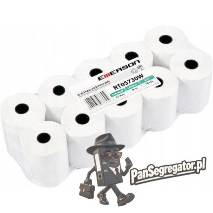 Rolki termiczne 57mmx10m (10szt) EMERSON rt05710wkbpaf BPA FREE bez bisfenolu
