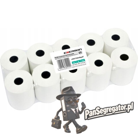 Rolki termiczne 57mmx30m (10szt) EMERSON rt05730wkbpaf BPA FREE bez bisfenolu