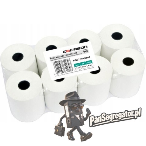 Rolki termiczne 57mmx60m (8szt) EMERSON rt05760wkbpaf BPA free