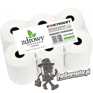 Rolki termiczne 57mmx6m (72szt) EMERSON rt05706wkff zdrowy paragon