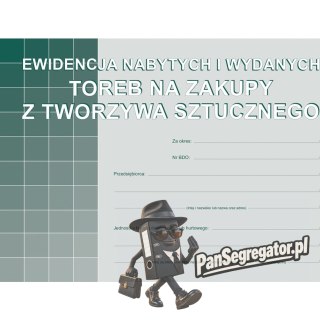 S-200-3 Ewidencja nabytych i wydanych toreb na zakupy z tworzywa sztucznego MICHALCZYK I PROKOP