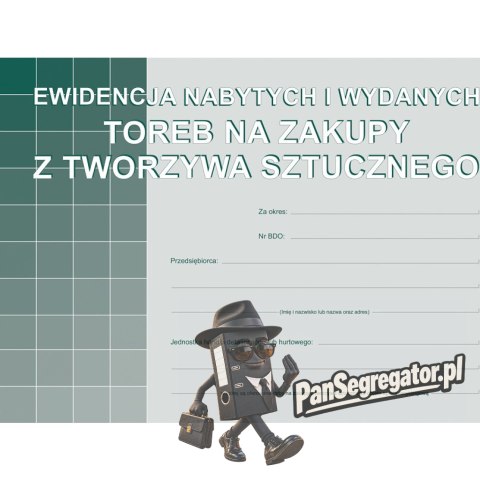 S-200-3 Ewidencja nabytych i wydanych toreb na zakupy z tworzywa sztucznego MICHALCZYK I PROKOP
