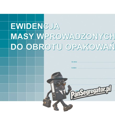 S-220-1 Ewidencja masy wprowadzonych do obrotu opakowań MICHALCZYK I PROKOP