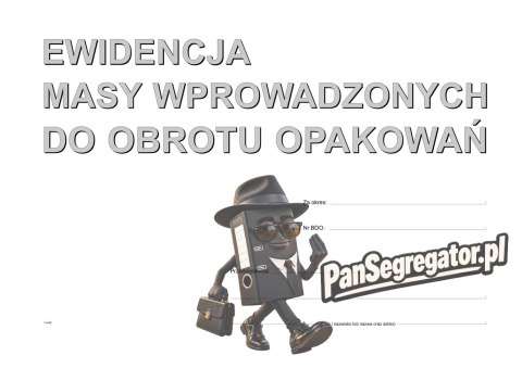S-220-1 Ewidencja masy wprowadzonych do obrotu opakowań MICHALCZYK I PROKOP