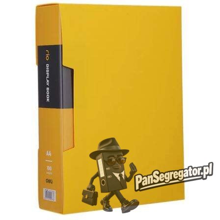 Album ofertowy A4 100 koszulek RIO żołty E5037 YELLOW DELI