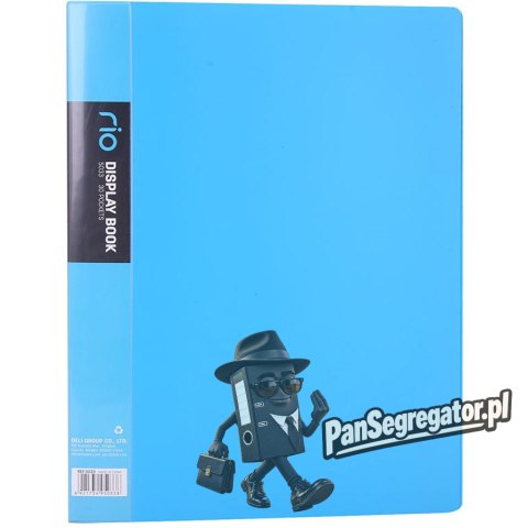 Album ofertowy A4 30 koszulek RIO niebieski 5033 BLUE DELI
