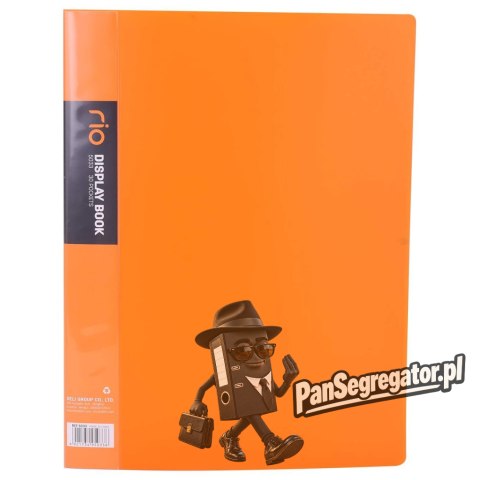 Album ofertowy A4 30 koszulek RIO pomarańczowy 5033 ORANGE DELI