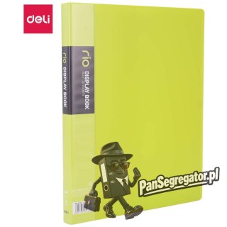 Album ofertowy A4 30 koszulek RIO zielony 5033 GREEN DELI