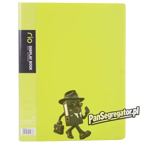 Album ofertowy A4 30 koszulek RIO zielony 5033 GREEN DELI
