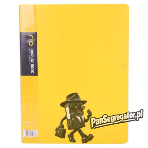 Album ofertowy A4 30 koszulek RIO żółty 5033 YELLOW DELI