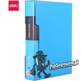 Album ofertowy A4 80 koszulek RIO niebieski E5036 BLUE DELI