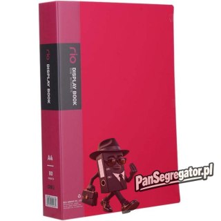 Album ofertowy A4 80 koszulek RIO różowy E5036 PINK DELI