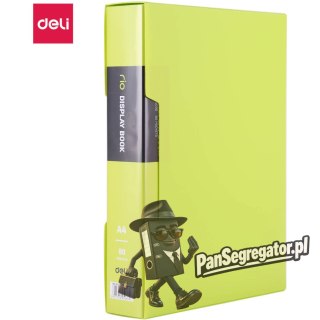 Album ofertowy A4 80 koszulek RIO zielony E5036 GREEN DELI