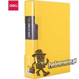Album ofertowy A4 80 koszulek RIO żółty E5036 YELLOW DELI