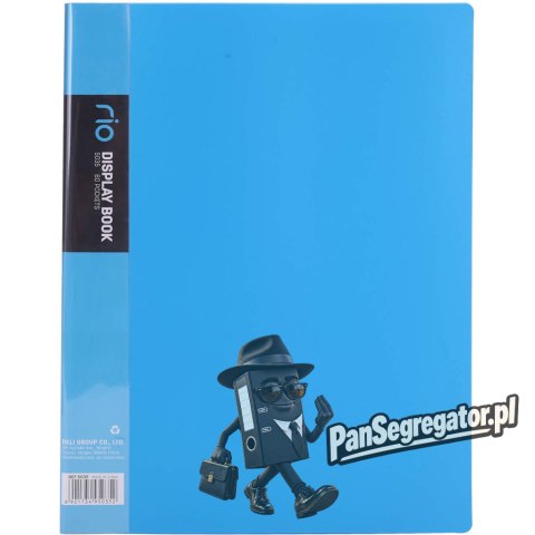 Album ofertowy do prezentacji A4 60 koszulek niebieski RIO E5035 BLUE DELI