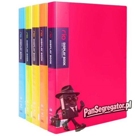 Album ofertowy do prezentacji A4 60 koszulek niebieski RIO E5035 BLUE DELI