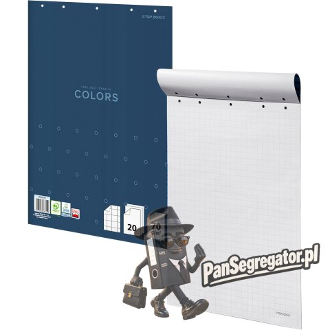 Blok flipchart COLORS 64X90 20K kratka 400169249 TOP 2000