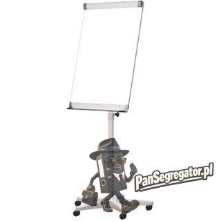 Flipchart suchościeralny-magnetyczny NATUNA 100x70 mobilny