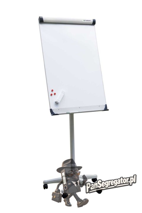 Flipchart suchościeralny-magnetyczny NATUNA 100x70 mobilny