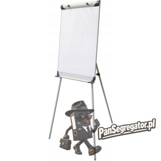 Flipchart suchościeralny-magnetyczny NATUNA 90x60 na trójnogu