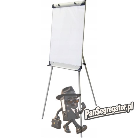 Flipchart suchościeralny-magnetyczny NATUNA 90x60 na trójnogu