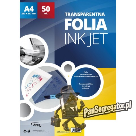 Folia Inkjet do drukarek atramentowych (50arkuszy) 413025 ARGO