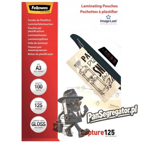 Folia do laminacji FELLOWES 125 mic A3 (100szt.) 5307506