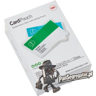 Folia do laminacji GBC Card 125 mic. przezroczyste 3740301