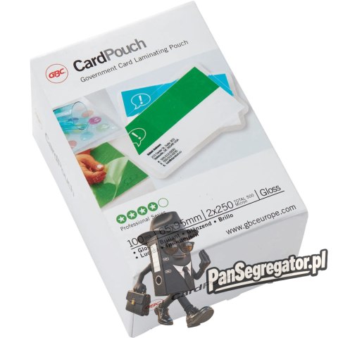 Folia do laminacji GBC Card 250 mic. przezroczyste 3740432
