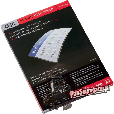 Folia do laminacji GBC HighSpeed A4 80mic (100szt) IB049033