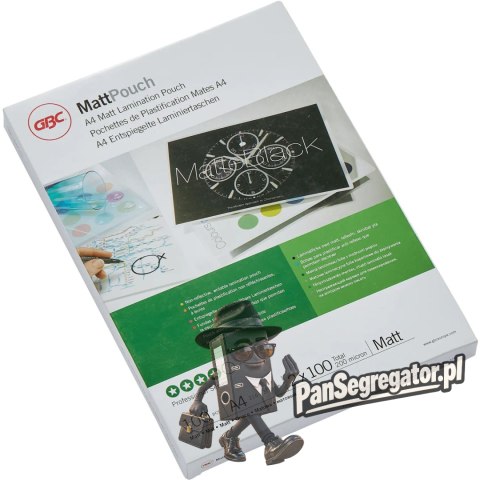 Folia do laminacji GBC Matt A4 100 mic.matowa 3740491
