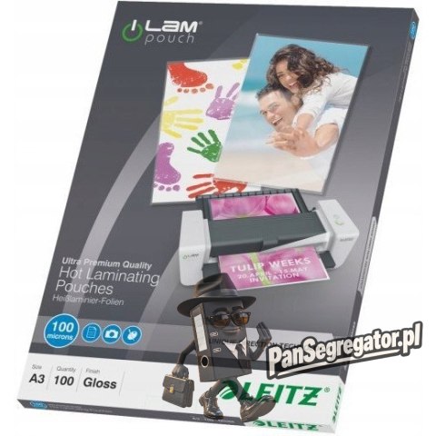Folia do laminacji LEITZ iLAM UDT A3 100 mic. 74870000