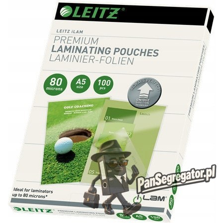 Folia do laminacji LEITZ iLAM UDT A5 80 mic. 74920000