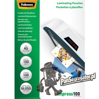 Folia do laminowania A5 100mic FELLOWES (100) 5351002