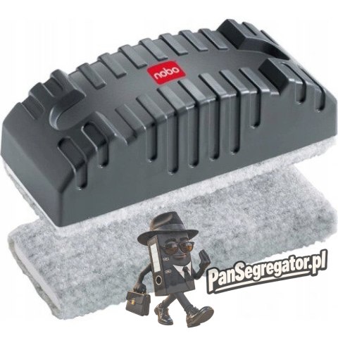 Gąbka magnetyczna NOBO z wymiennymi filcowymi wkładami. 34533421