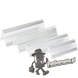 Identyfikator nabiurkowy 23x5 cm jednostronny 0403-0031-00 Panta Plast