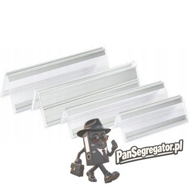 Identyfikator nabiurkowy 23x5 cm jednostronny 0403-0031-00 Panta Plast