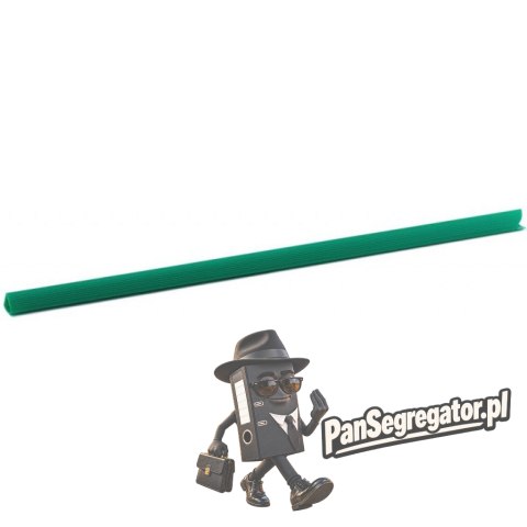 Listwy wsuwane 9mm-50kkartek zielone (50sztuk) ARGO