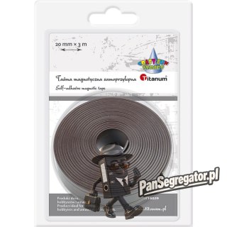 Magnes samoprzylepny szer. 20mm x 3m 338443 TITATNUM